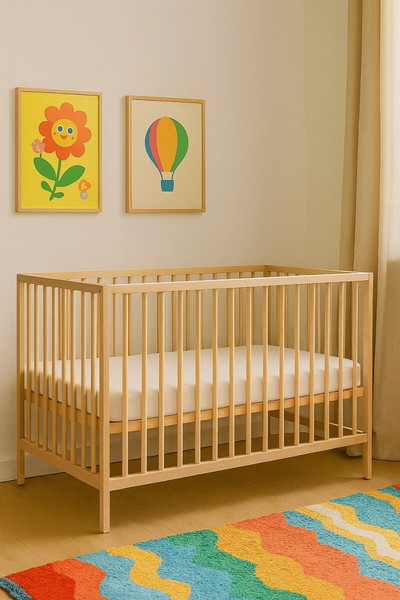 Πακέτο Βρεφικής Κούνιας IKEA & Στρώματος COCO-MAT Σκίουρος