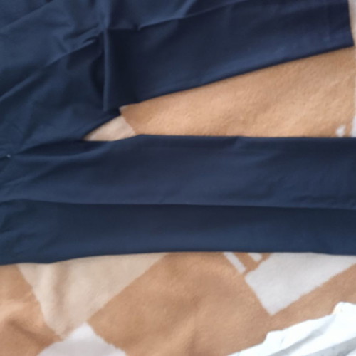 Men's suit used, dark blue, summer fabric, size 48