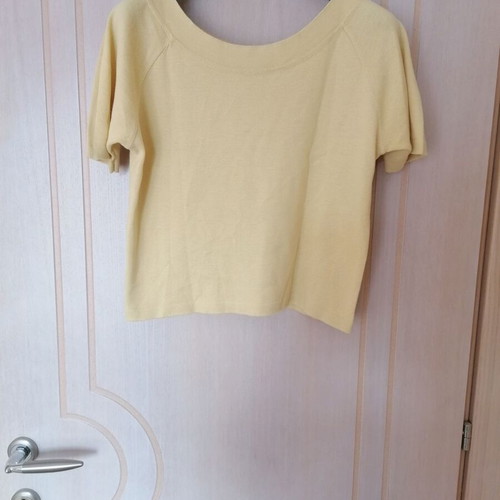 Mario Donati blouse new, yellow, size L