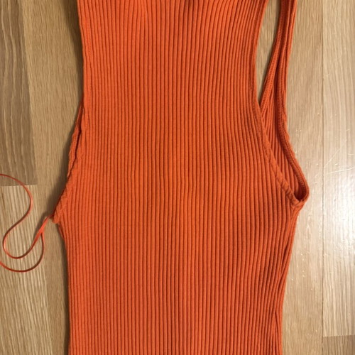 Zara coral fitted dress medium, like new