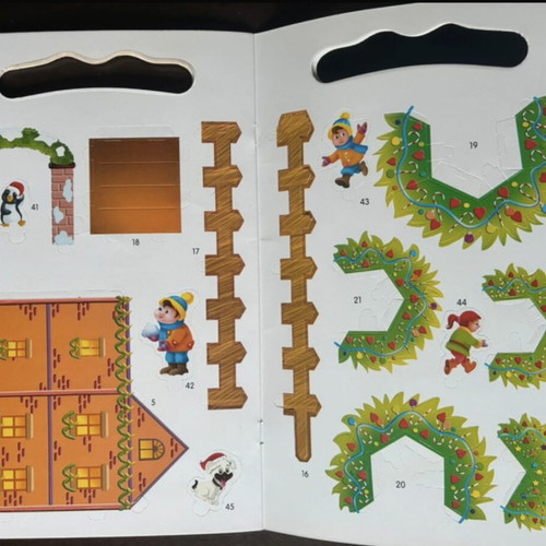 Children's book activity Christmas craft, like new