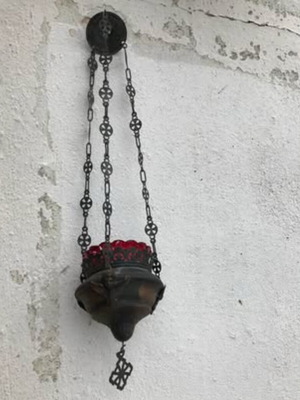 Vintage hanging lamp used