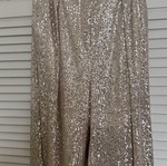 Rococo sequin pants medium beige like new