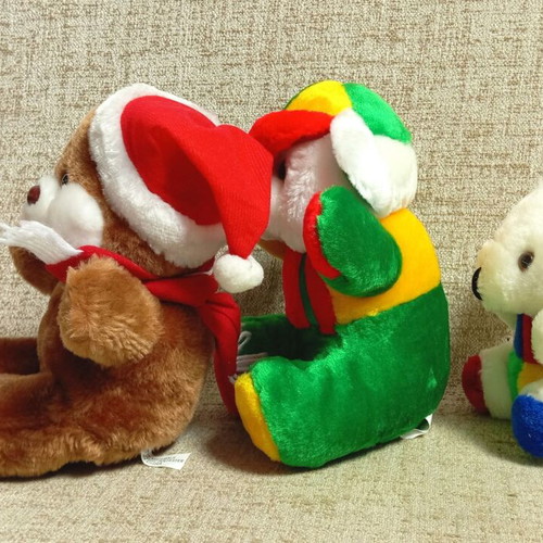 Stuffed animal dolls new, pack of 3, vintage 90s teddy bears