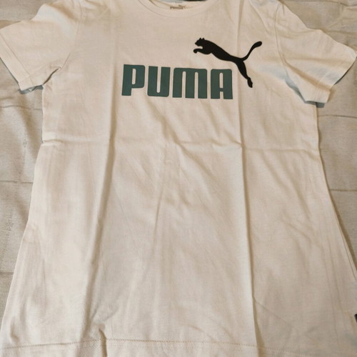Puma T-shirt used, kids size 164 cm, white