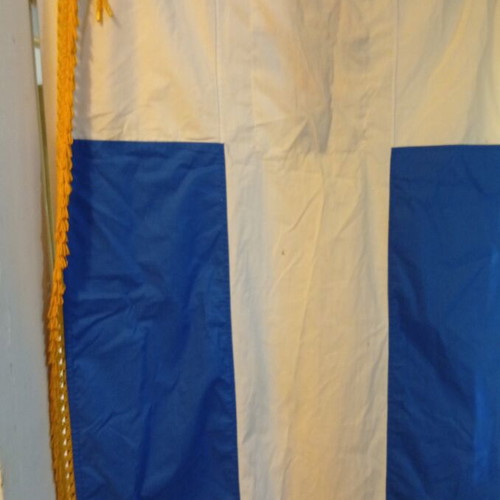 Ceremonial flag 1973, 185x80cm