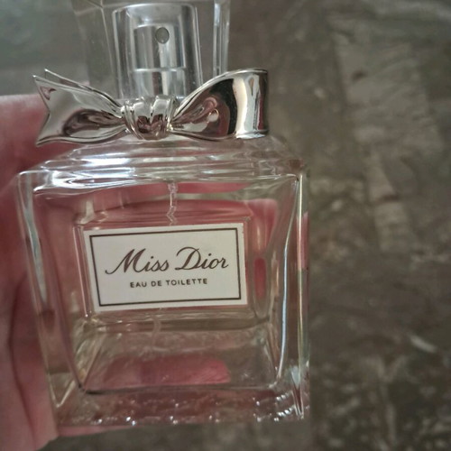 Miss Dior perfume bottle used, empty