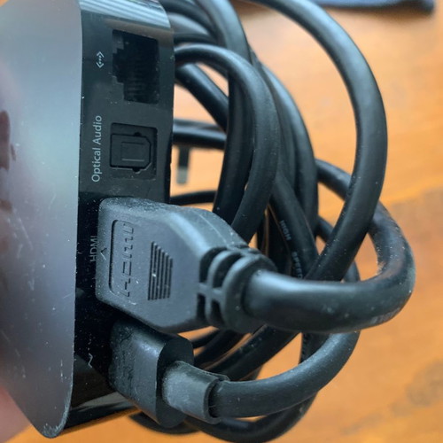Apple TV device used black