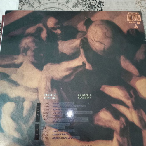REM Document no5 vinyl used, Greek edition 1987, rock