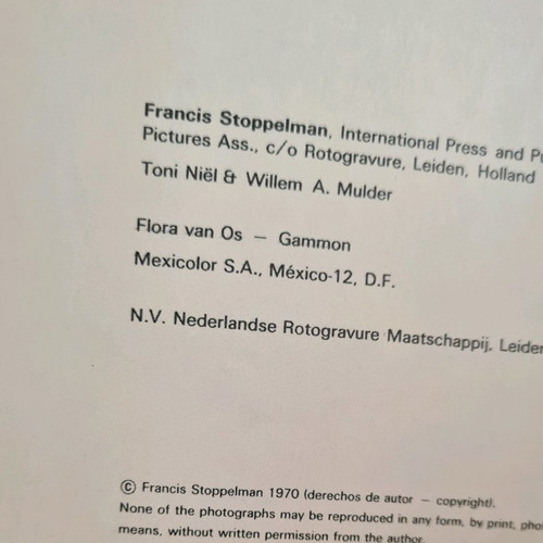 Mexico En Movimiento photo album used, 1st edition 1970