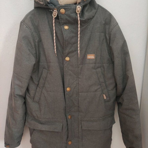 Iriedaily parka used, gray and beige, size M
