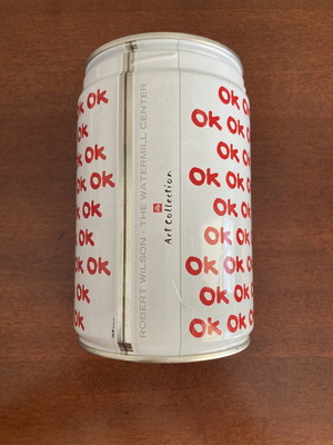 Illy Art Collection μεταχειρισμένο μεταλλικό κουτί, σχέδιο Robert Wilson