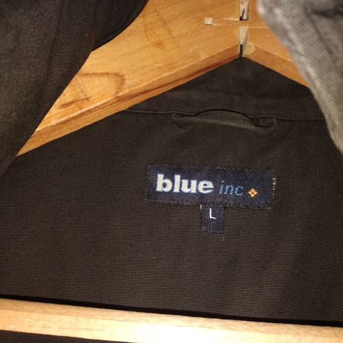 Blue Inc black men's jacket used, size L
