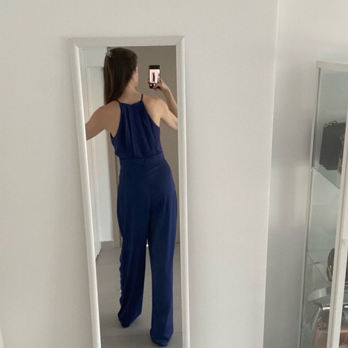 Toi&Moi dark blue satin jumpsuit size S in excellent condition