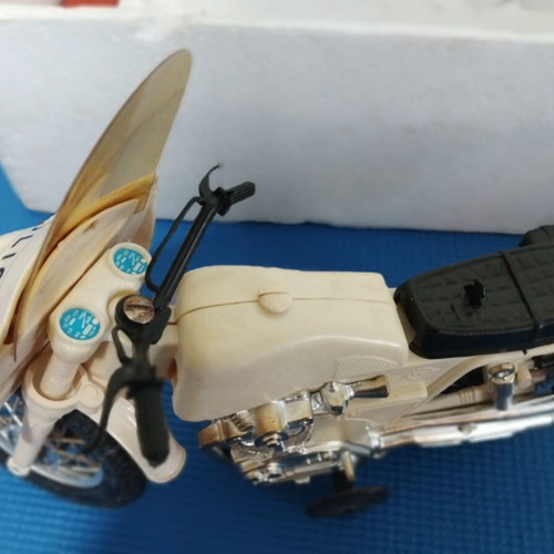 Moto Police vintage toy Lyra used Greek made