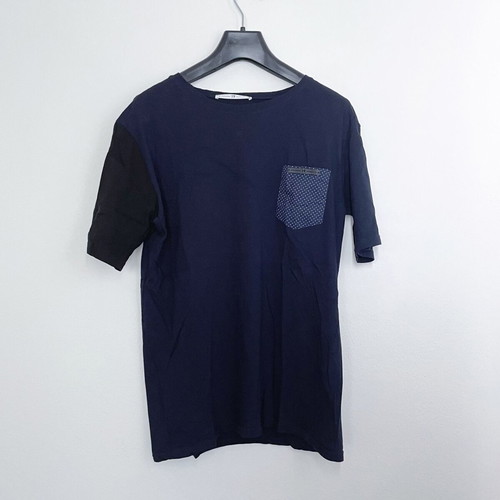 -19- (19 Menswear) T-shirt Medium black and blue like new