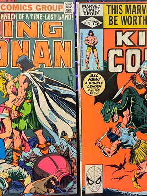 King Conan Marvel Comics 2 used issues, Conan the Barbarian