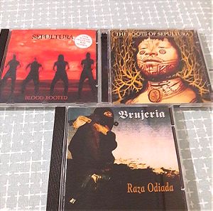 Πακέτο 3 CD (Sepultura, Brujeria)