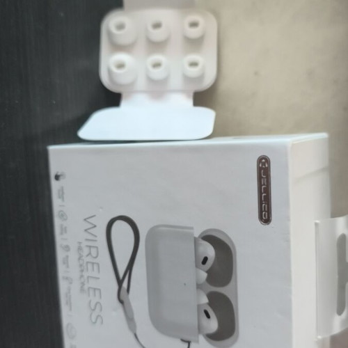 JBL Vibe Beam Touch earbuds used, beige color