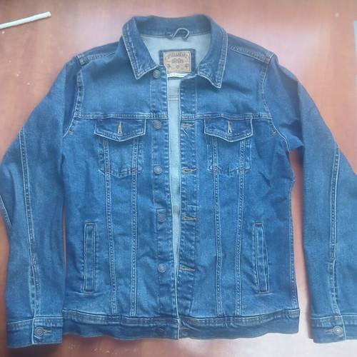 Denim jacket Pull & Bear used, blue, size M