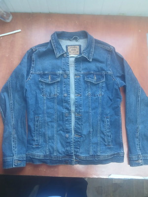 Denim jacket Pull & Bear used, blue, size M