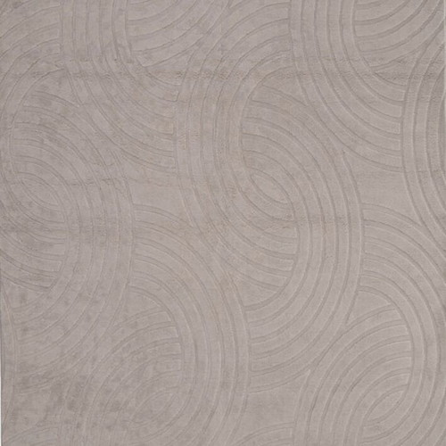 Embossed hallway rug 4m like new, cream