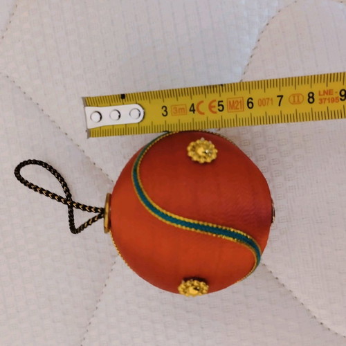 Christmas balls fabric like new