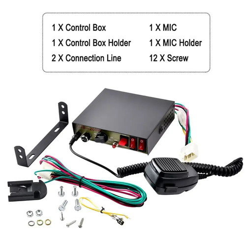 Professional Heavy-Duty 200W Siren for Ambulance and Police New