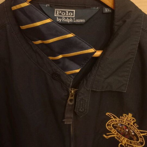 Polo Ralph Lauren jacket XXL blue like new cotton spring