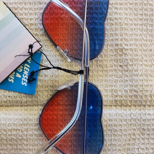 Solo-Solis NDL2571 sunglasses new, metallic with blue/purple finish