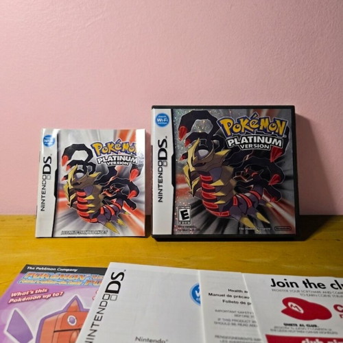 Pokémon Platinum Version Nintendo DS game, USA edition, complete in box