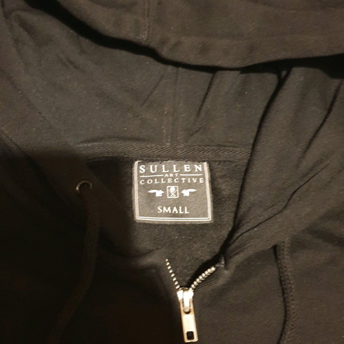 Sullen Art Small jacket like new, black with hood
