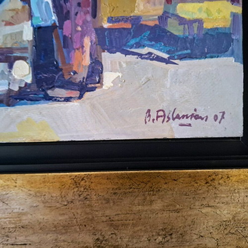 Oil painting by Bedro Aslanian 02 like new