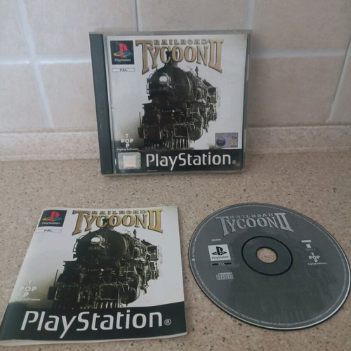 Railroad Tycoon 2 PlayStation 1 game like new