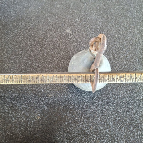 Bronze Kantari 40 cm used Ottoman period with iron hooks
