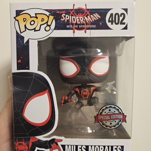 Miles Morales #402 Special Edition Translucent Funko Pop like new with box
