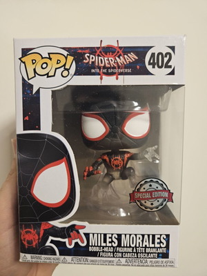 Miles Morales #402 Special Edition Translucent Funko Pop like new with box