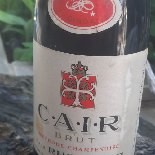 Natural sparkling wine C.A.I.R Brut Methode Champenoise 800gr 1967-1970