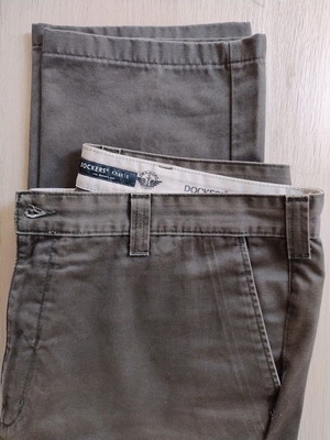 Dockers chino pants W38 L32, olive green, like new