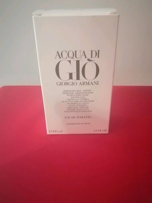 Aqua Di Gio Armani 100 ml new men's tester cologne