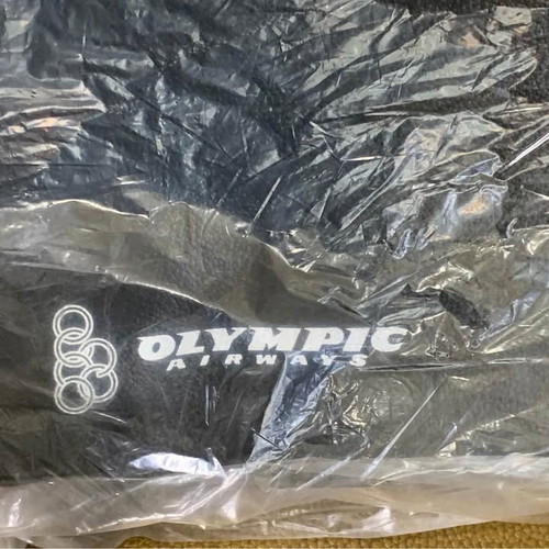 Leather bag Olympic Airways like new, 44x33cm