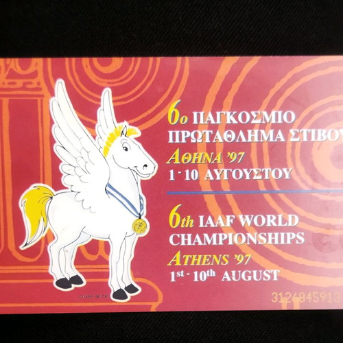 Collectible phone cards 2 new, 1997 world athletics championship and AIDS campaign