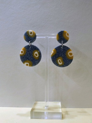Handmade polymer clay earrings new with stainless steel fasteners