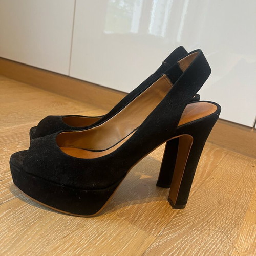 Zara Woman high heels used, size 38, black suede