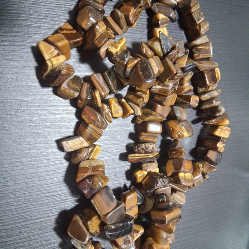 Tiger Eye natural semiprecious stones new, 200g