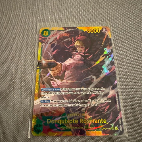 Donquixote Rosinante OP04-119 Kingdoms of Intrigue foil new