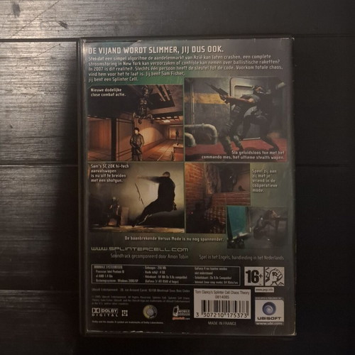 Tom Clancy's Splinter Cell Chaos Theory παιχνίδι PC