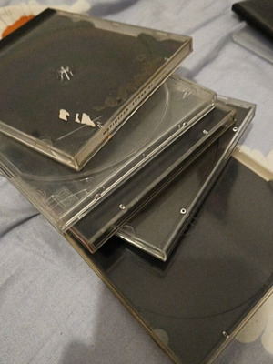 Θήκες CD/DVD μεταχειρισμένες, πακέτο 5 τεμαχίων