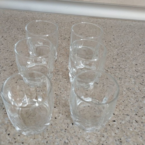 Shot glasses new, set of 6 pieces