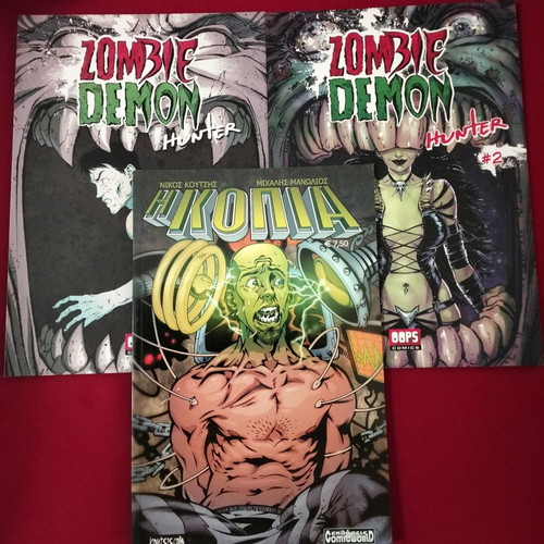 Demon Hunter and Κόπια Mr Universe comic set new, Greek